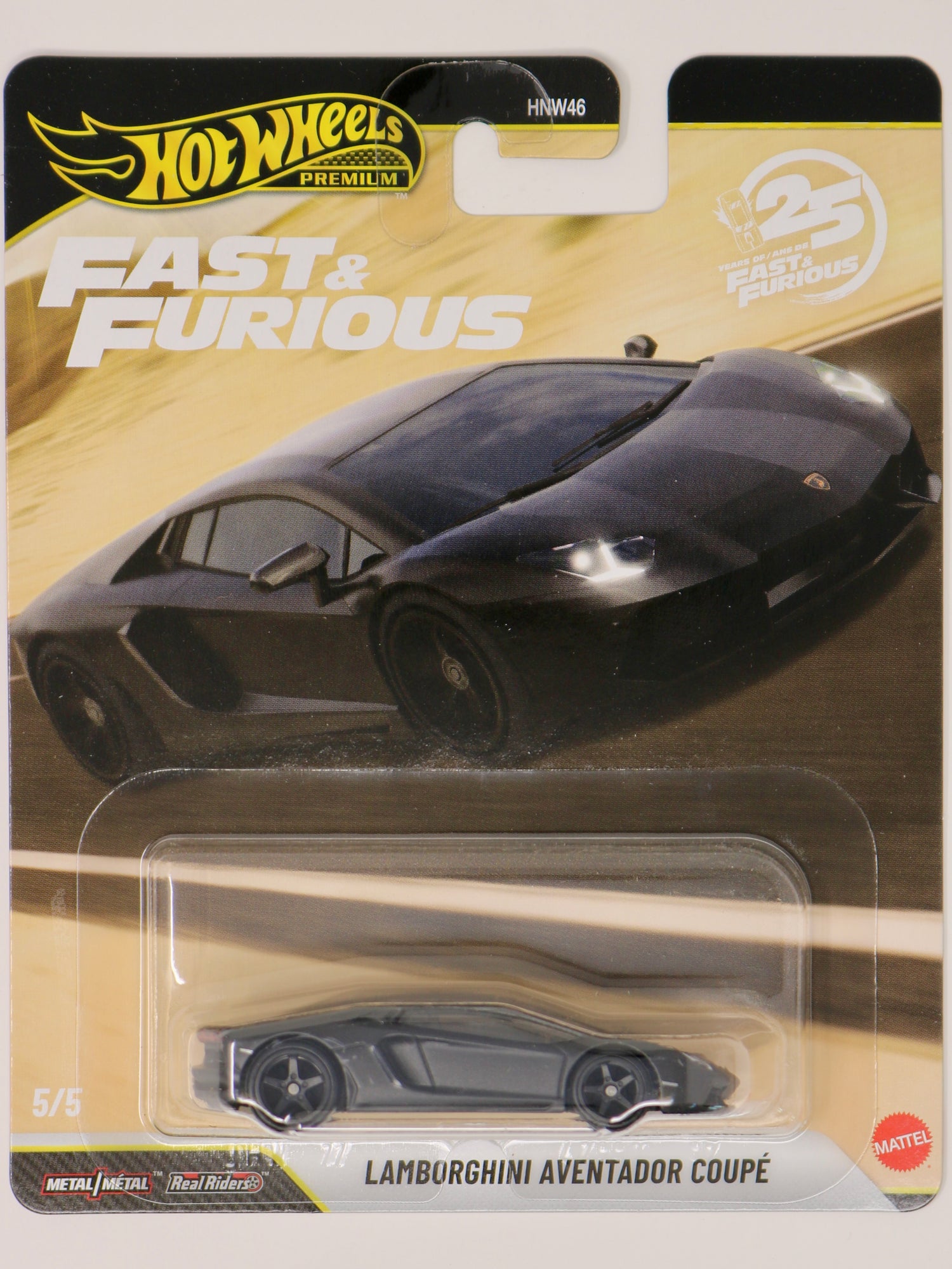 Hot Wheels 2026 | Fast & Furious | 25th Anniversary | P Case | Lamborghini Aventador Coupe