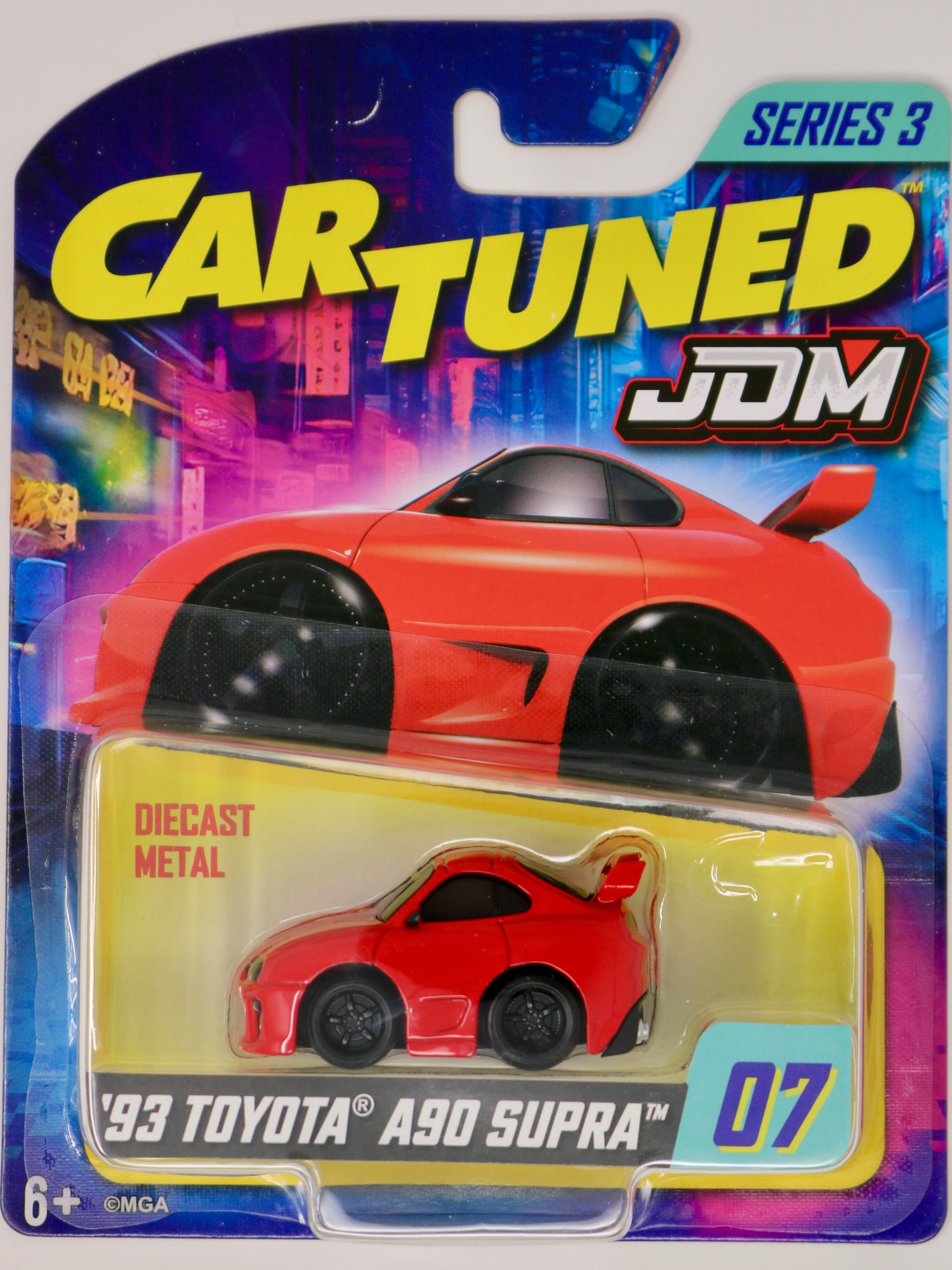 Car Tuned 2025 Series 3 | JDM | '93 Toyota A90 Supra *Damaged Card*