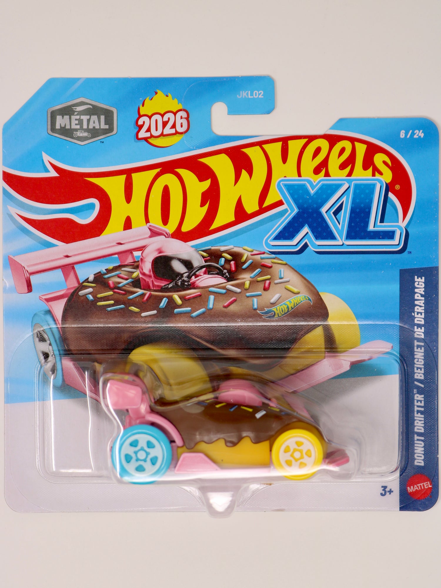 Hot Wheels XL 2026 | 1:43 Scale | A Case | Donut Drifter