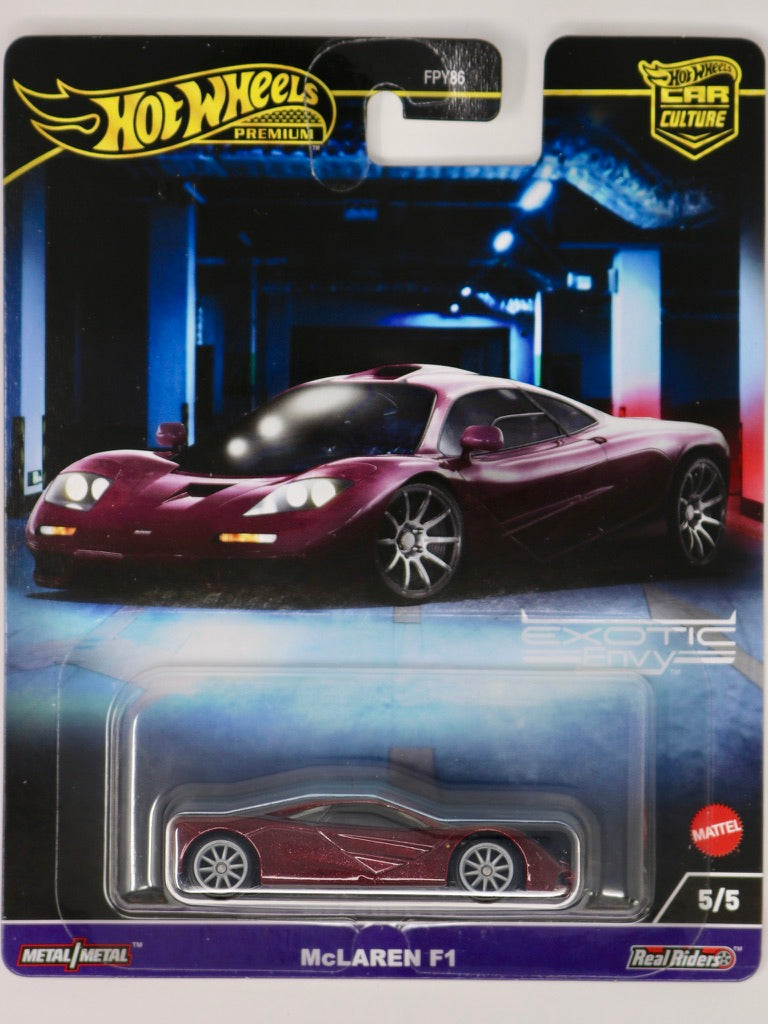 Hot Wheels 2024 | Exotic Envy | McLaren F1 *Damaged Card*