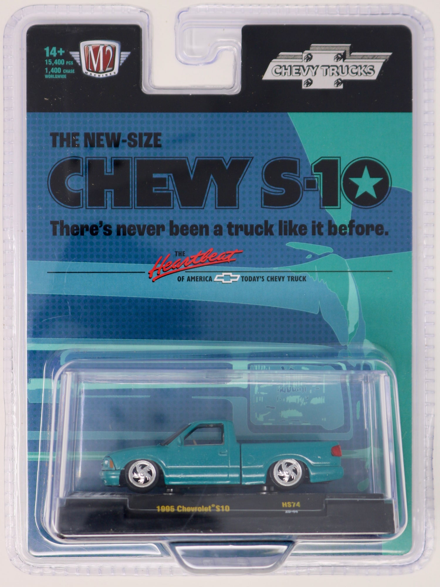 M2 Machines 2026 | Hobby Exclusive | Limited Edition | Green | 1995 Chevrolet S10 Custom