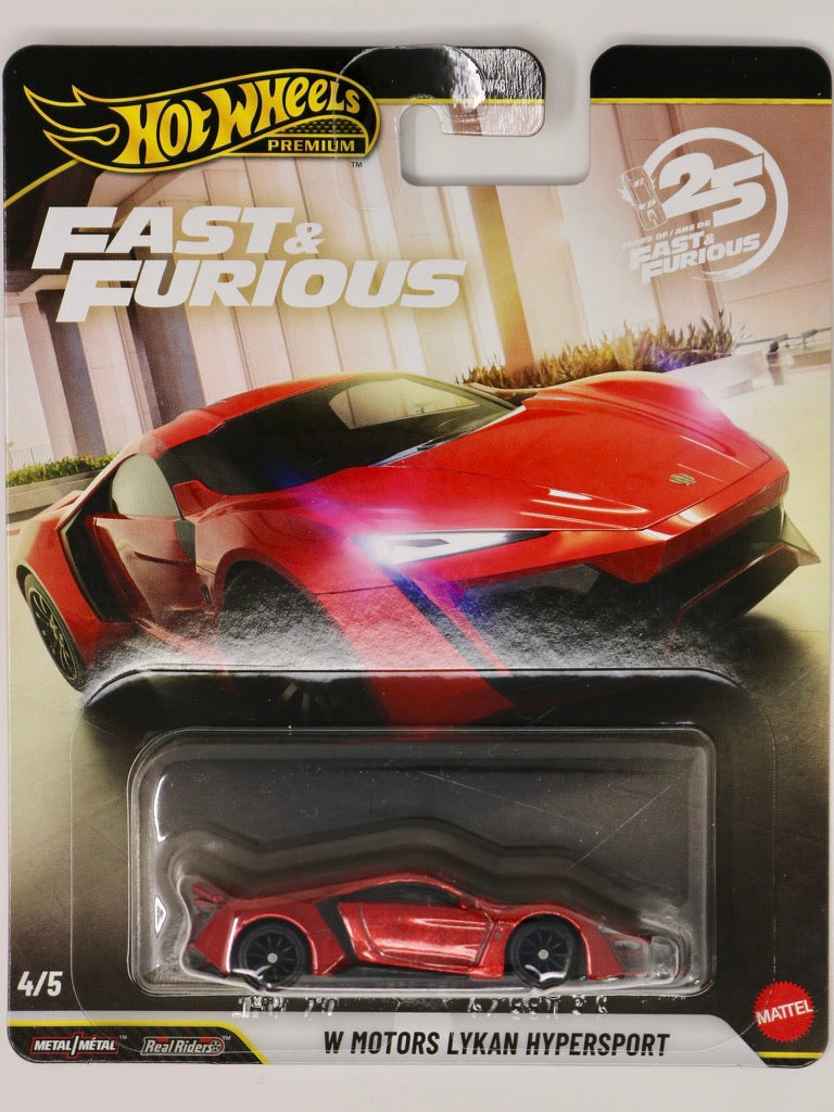 Hot Wheels 2026 | Fast & Furious | 25th Anniversary | W Motors Lykan Hypersport