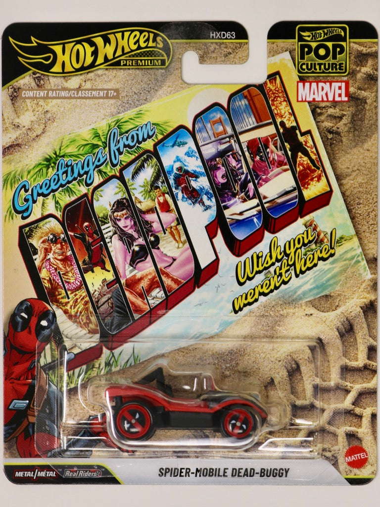 Hot Wheels 2026 | Pop Culture | Q Case | Deadpool | Spider Mobile Dead Buggy