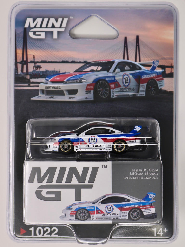 Mini GT | Nisan S15 Silvia LB-Super Silhouette | GARASDRIFY x LBWK 2025 | 