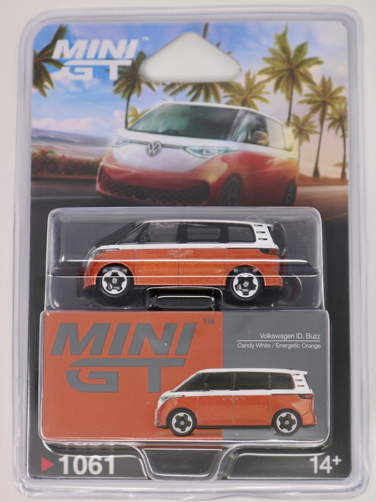 Mini GT | Volkswagen ID. Buzz | Candy White/ Energetic Orange | 