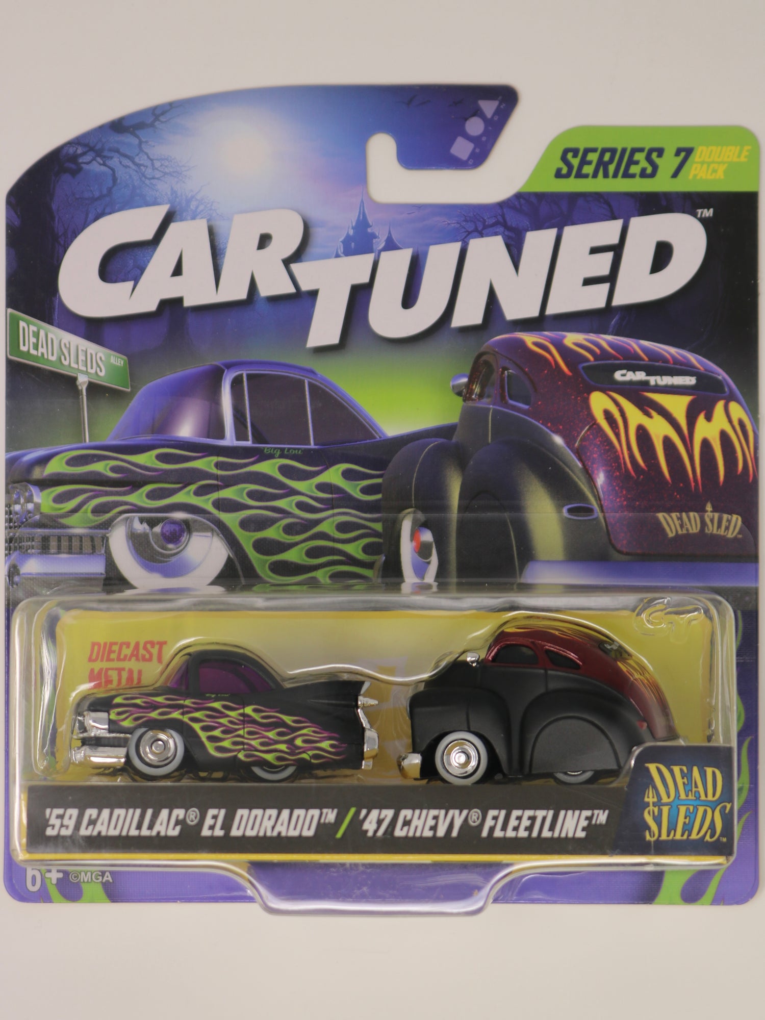 Car Tuned 2026 Series 7 | Double Pack | Dead Sleds | '59 Cadillac El Dorado / '47 Chevy Fleetline