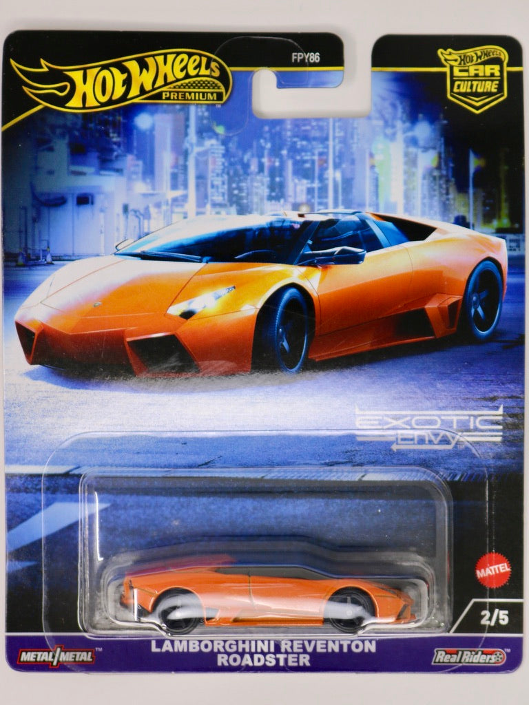 Hot Wheels 2024 | Exotic Envy | Lamborghini Reventon Roadster *Damaged Card*