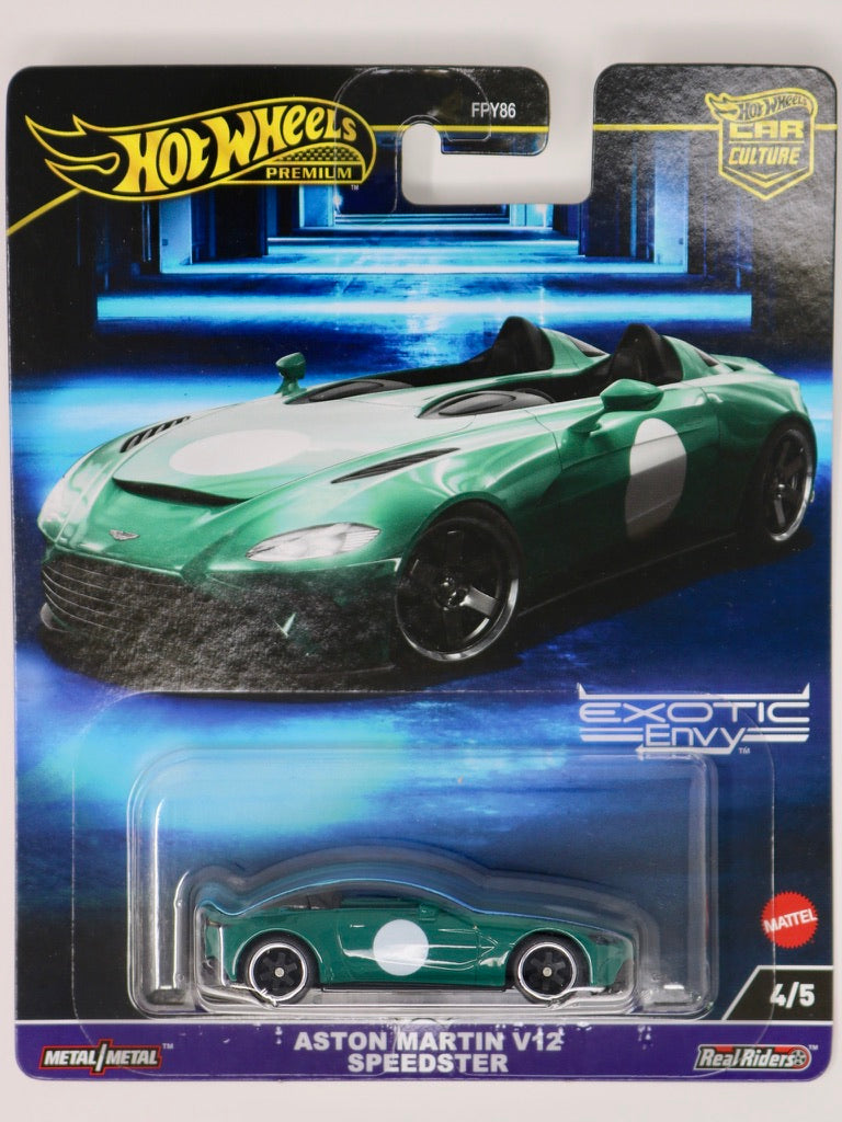Hot Wheels 2024 | Exotic Envy | Aston Martin V12 Speedster *Damaged Card*