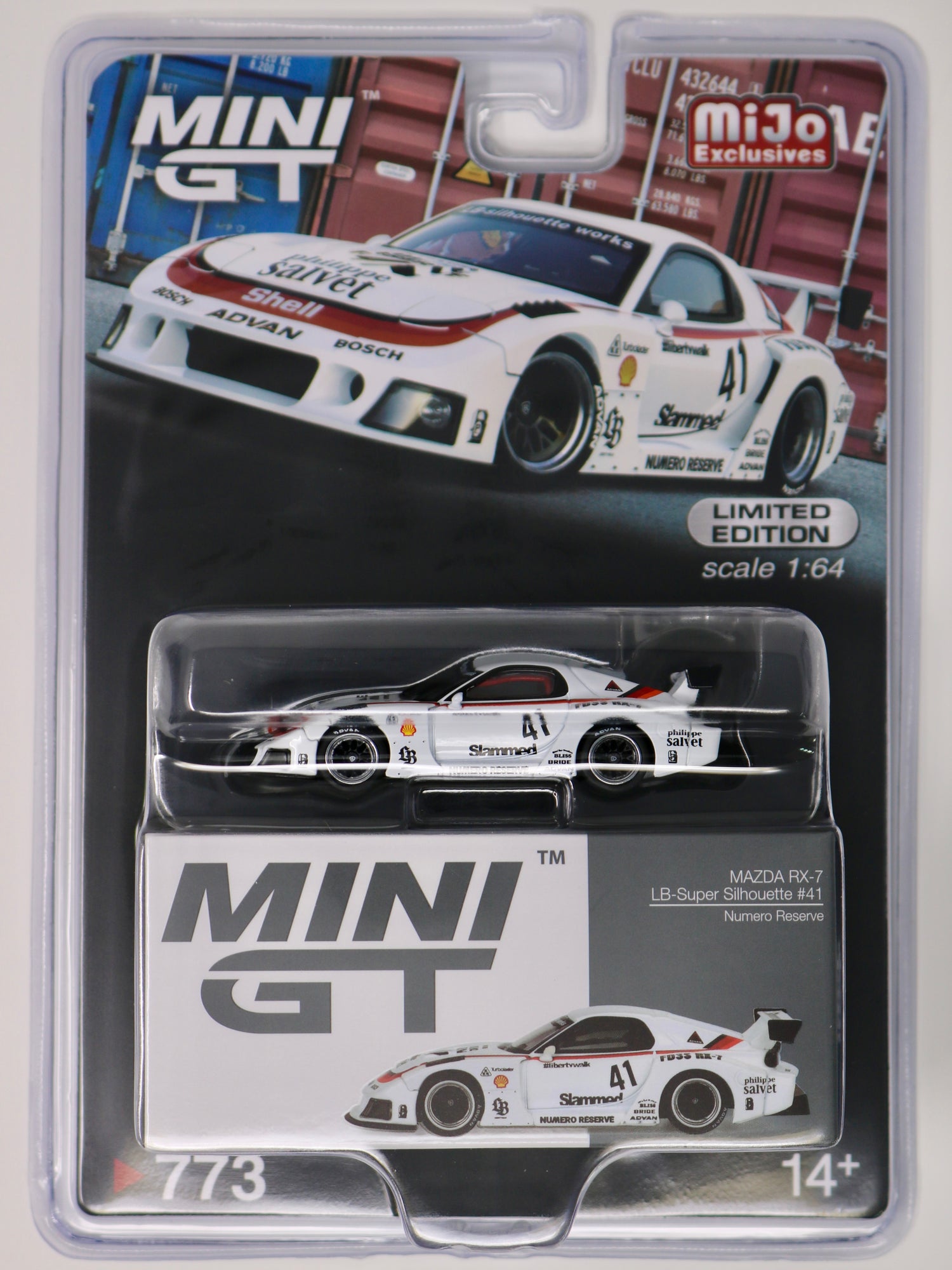 Mini GT | Mijo Exclusives | Mazda RX-7 LB-Suer Silhouette 