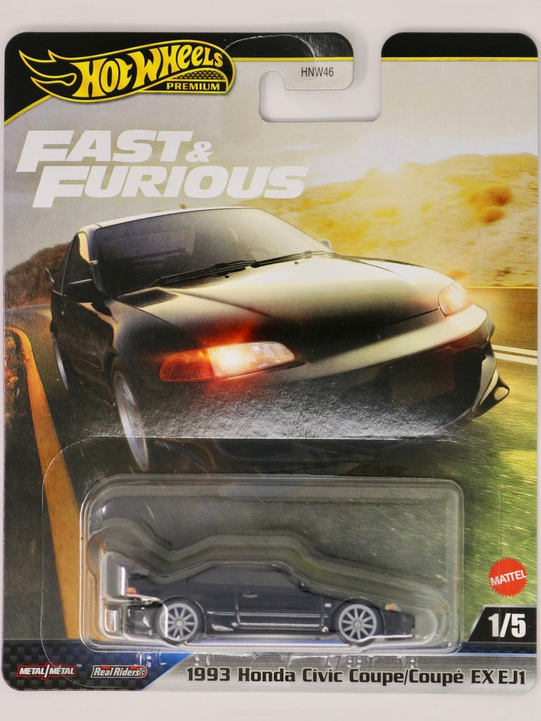 Hot Wheels 2025 | Fast & Furious | 1993 Honda Civic Coupe EX EJ1