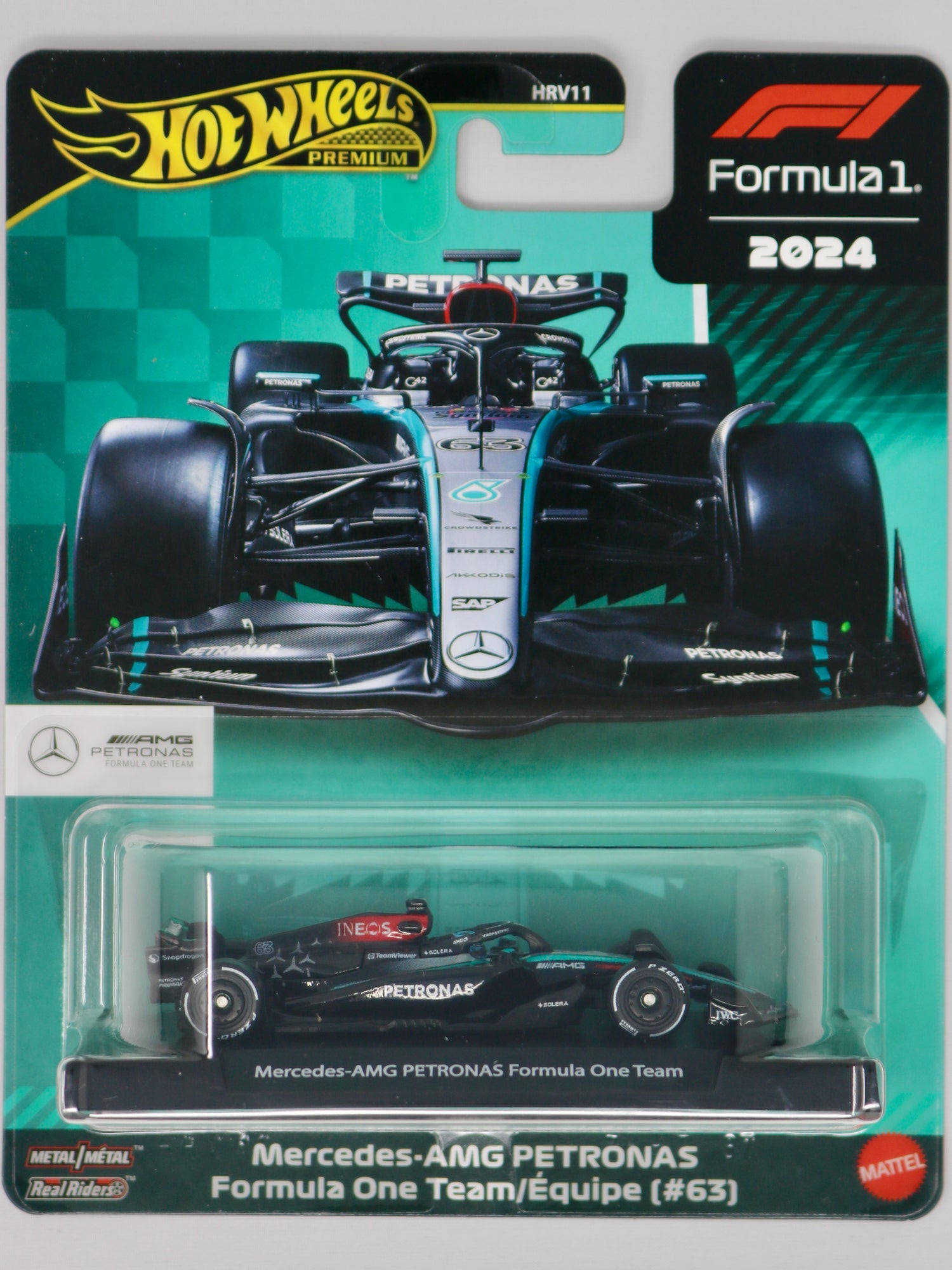 Hot Wheels 2025 F1 | Formula One | George Russell | Mercedes AMG Petronas Formula One Team 