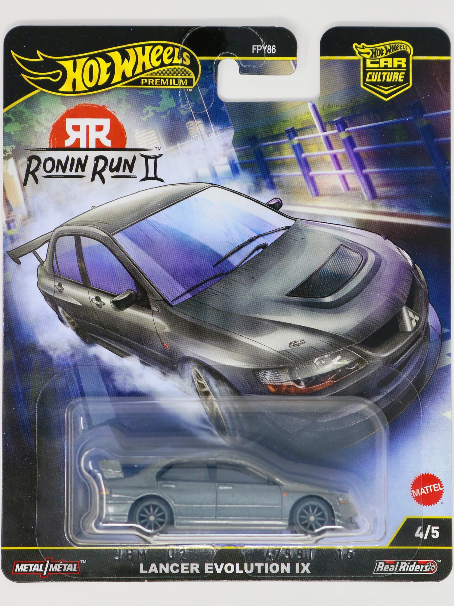 Hot Wheels 2025 Car Culture | Ronin Run II | Lancer Evolution IX