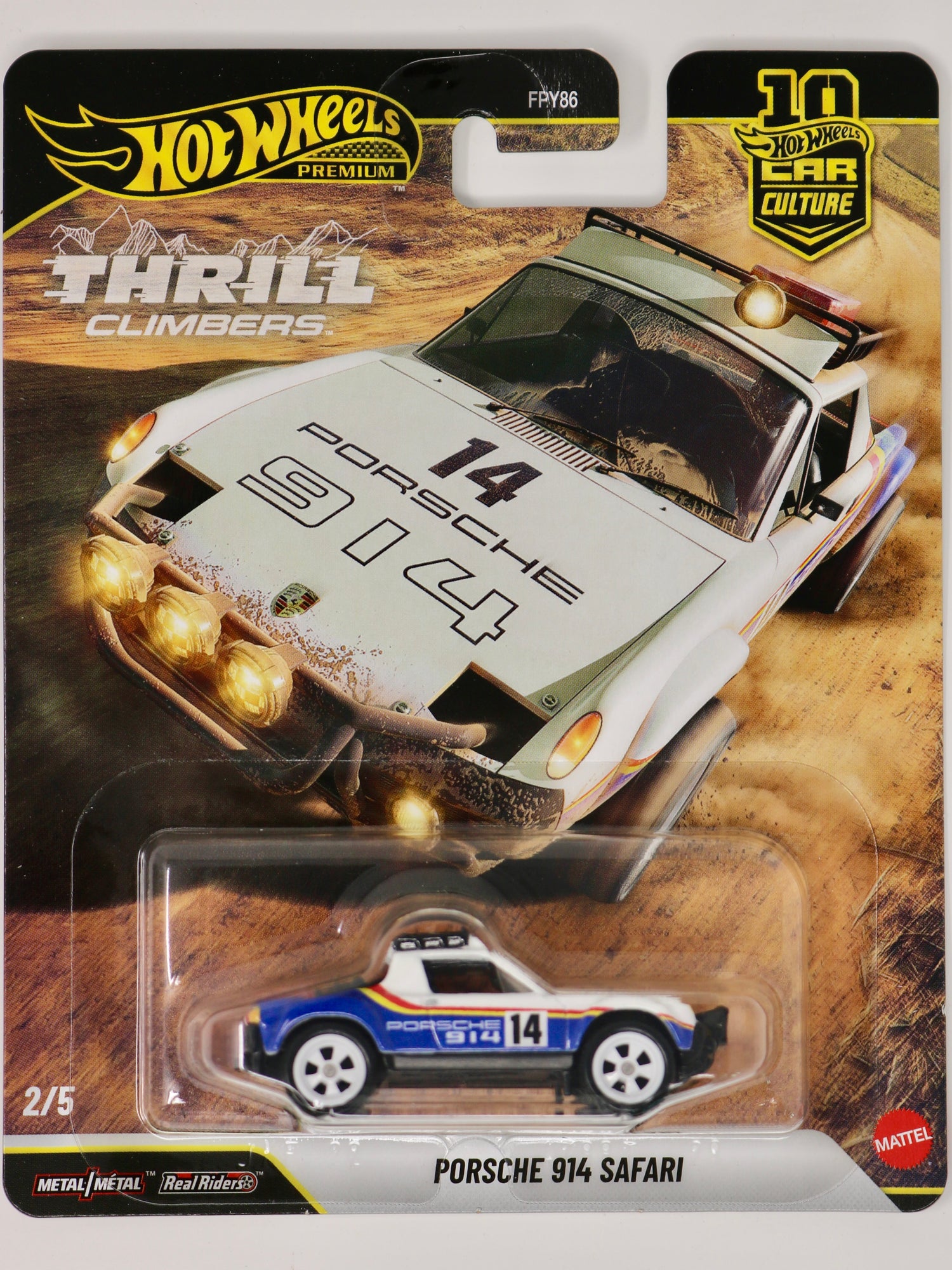 Hot Wheels 2026 Car Culture | Thrill Climbers | Porsche 914 Safari