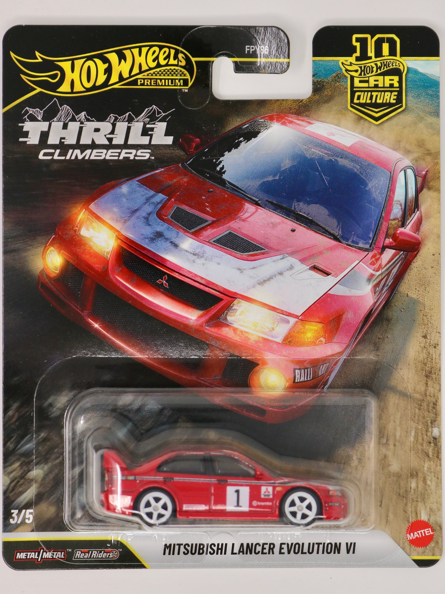 Hot Wheels 2026 Car Culture | Thrill Climbers | Mitsubishi Lancer Evolution VI