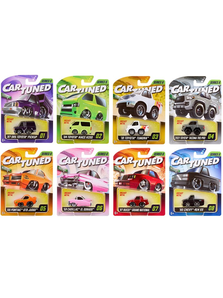 Car Tuned 2025 Series 6 | Mainline | Factory Sealed Case (8 Cars)