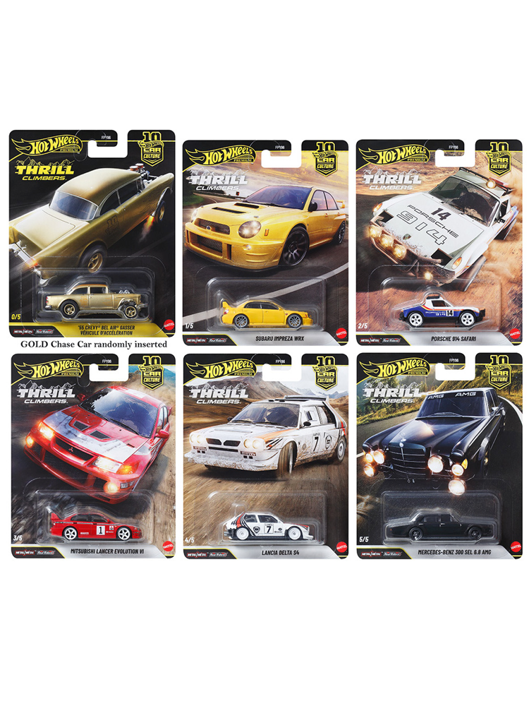 Hot Wheels 2026 Car Culture | Thrill Climbers | Q Case Factory Sealed (Case of 10 Cars)